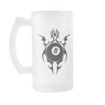 billiards. tribal. mugs