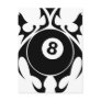 billiards. tribal. post card