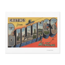 Billings, Montana - Large Letter Scenes 2 Postcards