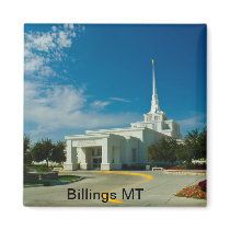 Billings MT LDS Temple Fridge Magnets