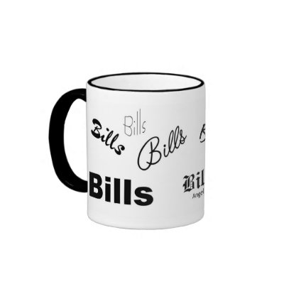 Bills, Bills, Bills mug by angels_creative_wrks
