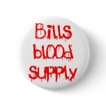 Bills Blood Supply Pinback Button