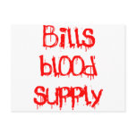 Bills Blood Supply Postcards