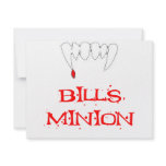 Bills Minion Personalized Announcements