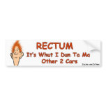 Billy Bob-Rectum bumper stickers