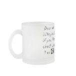 Billy Frosted Mug
