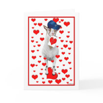 Billy Goat Valentine Card
