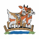 Billy Goats Gruff Embroidered Polo Shirt