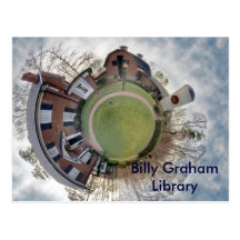billy graham library planet post card