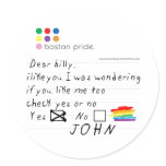 Billy Sticker Large