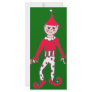 Billy the Christmas Elf Rack Card Template