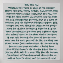 Billy The Kid Posters