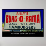Billy's Burg-O-Rama, Main St., Oxford, MA posters