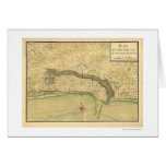 Biloxi Mississippi Fortification Map 1721 cards
