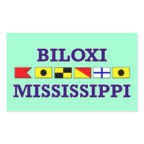 Biloxi Rectangle Sticker
