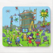 Bin Weevils Rigg's Construction Site Mousepad