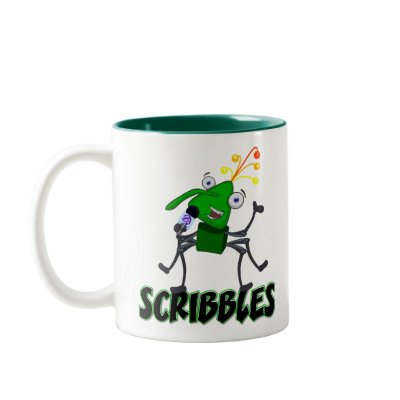 Bin Weevils Scribbles Mug by binweevils