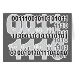 binary code design cards