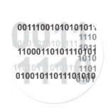 binary code design stickers