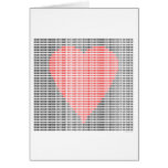Binary Heart Greeting Card
