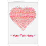 Binary Heart Card