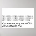 Binary posters