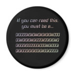 Binary rainbow for darks colours