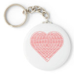 Binary Valentine Keychain