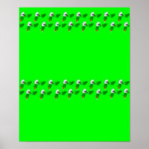 Bindweed Flowers Poster