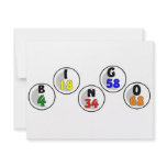 Bingo Balls invitations