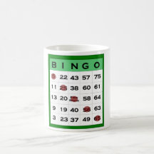 bingo card mugs