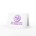 Bingo cards - group greeting
