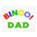 Bingo Dad Invitations