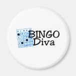 Bingo Diva Refrigerator Magnet