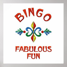 Bingo Fabulous Fun Posters