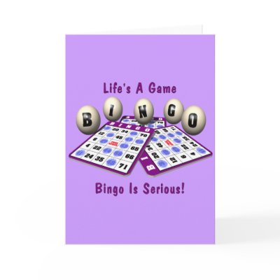 Bingo: Life's A Game Card by meowser