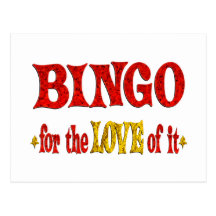 BINGO Love Post Card