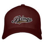 BINGO PRO flexfit wool cap with URL Baseball Cap