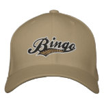 BINGO PROFESSIONAL flexfit wool cap with URL Embroidered Hat