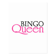 Bingo Queen Post Card