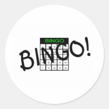 Bingo Round Sticker