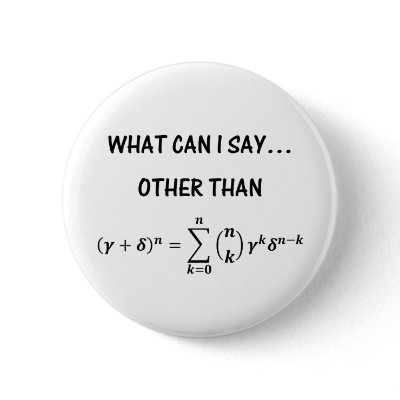 Binomial Theorem Button by dawnkwilliams