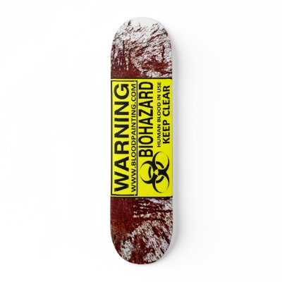 Bio Board Custom Skate Board by Bloodpainter