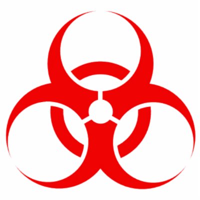 Bio-hazard acrylic cut out by San_Marcos_Mamma