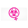 bio hazard femme customized photo card
