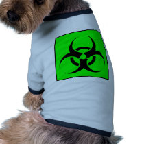 Bio Hazard or Biohazard Sign Symbol Warning Green