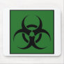 Bio Hazard or Biohazard Sign Symbol Warning Green Usepad