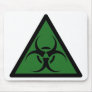 Bio Hazard or Biohazard Sign Symbol Warning Mousepads
