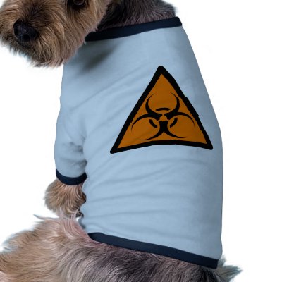 Bio Hazard or Biohazard Sign Symbol Warning Orange by inquester