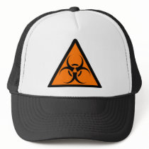 Bio Hazard or Biohazard Sign Symbol Warning Orange